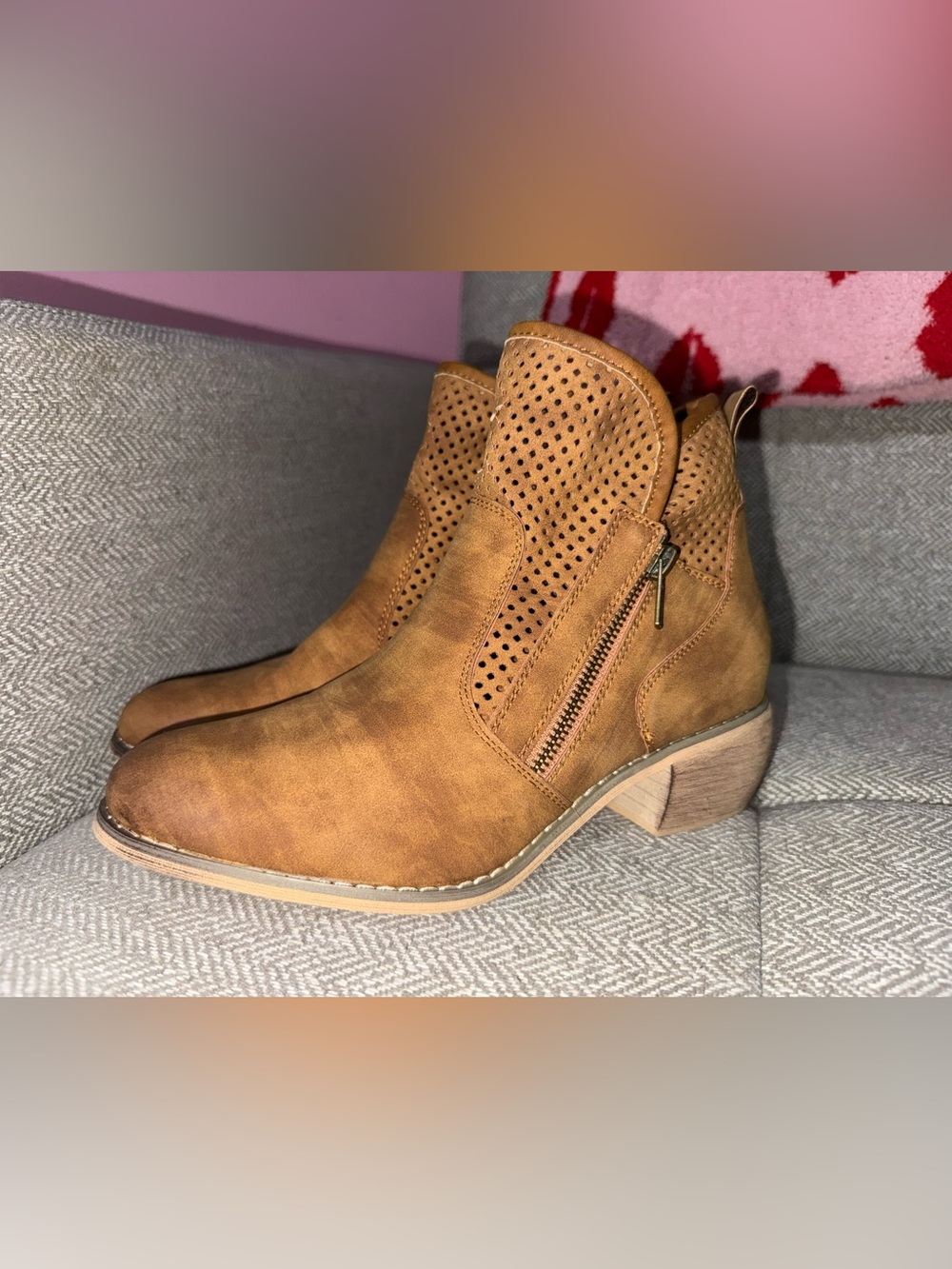 Pierre Dumas Zip-Up Booties